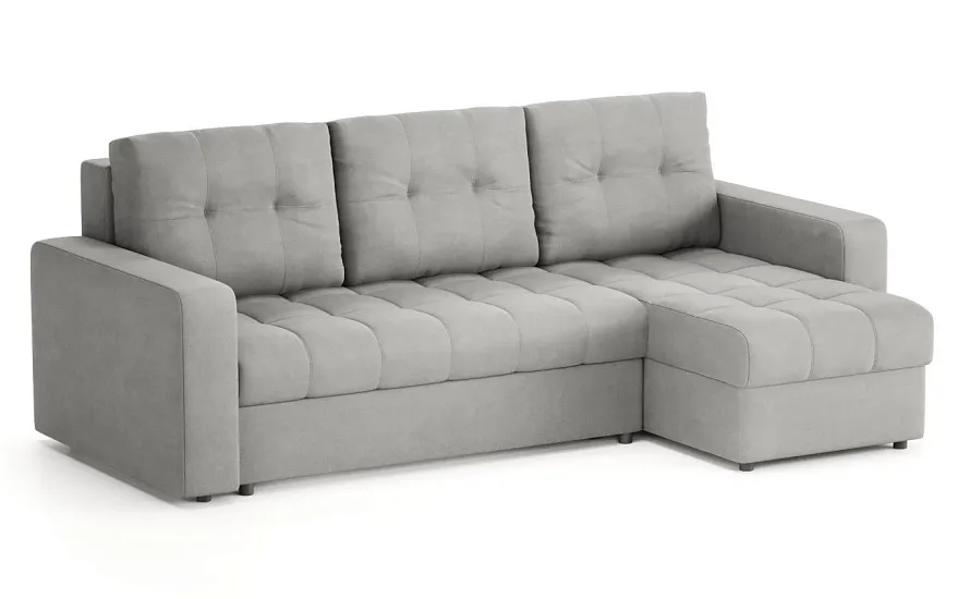 Диван угловой Тренто Leonardo 14 серый - 2 Диван угловой Тренто Leonardo 14 серый - 2