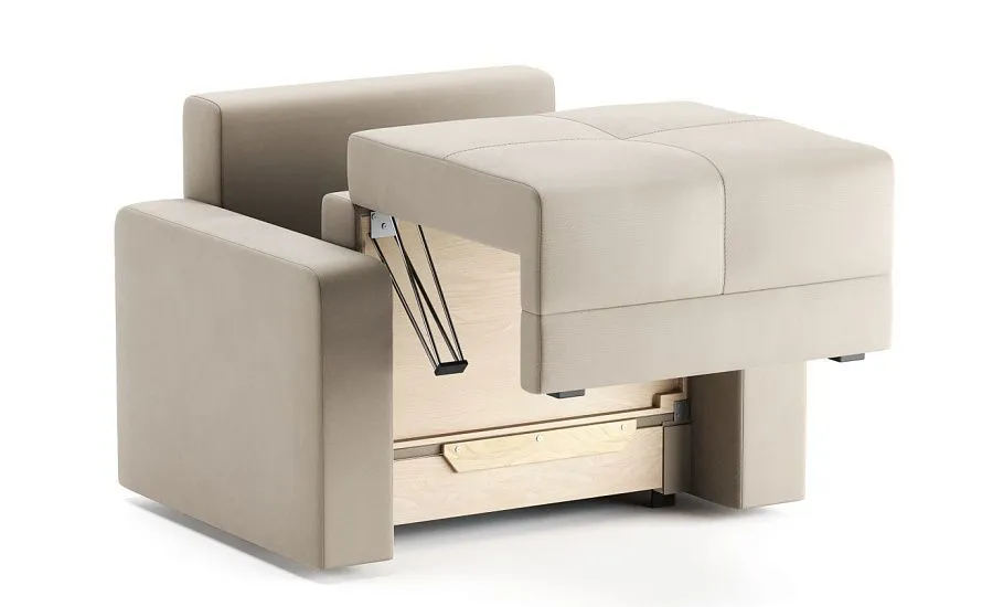 Кресло-кровать Баден Camaro 03 светло-бежевый - 4 Кресло-кровать Баден Camaro 03 светло-бежевый - 4