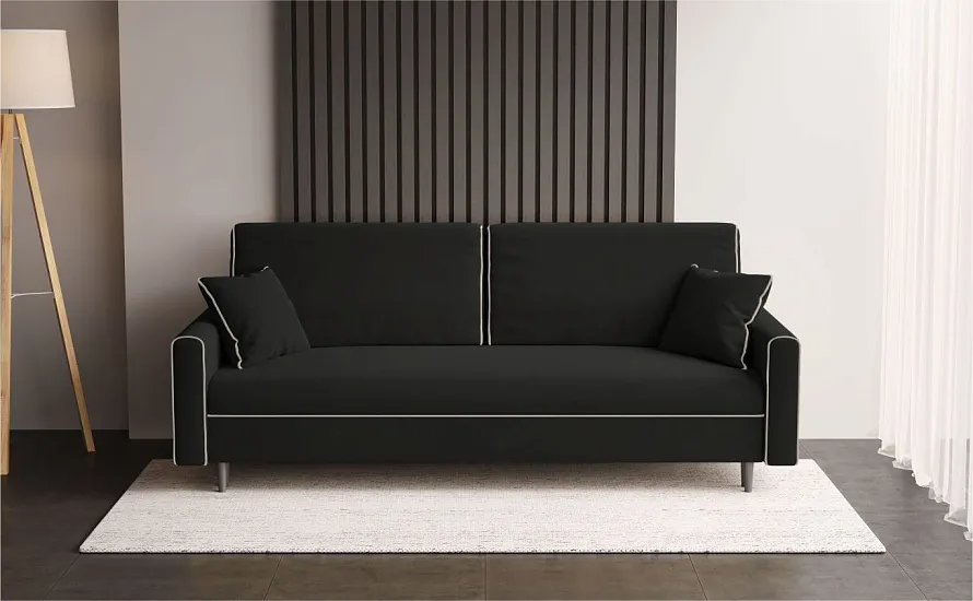 Диван Порту California 08 черный - 7 Диван Порту California 08 черный - 7