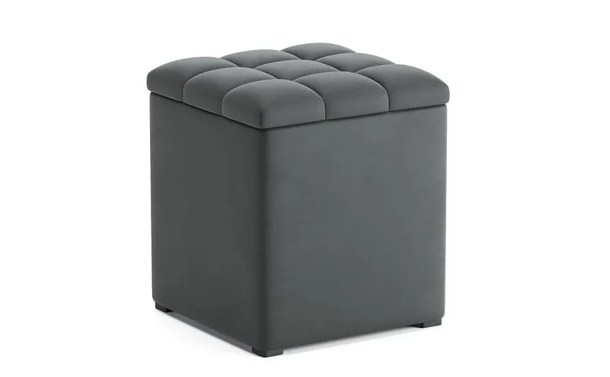 Пуф Оливер Camaro 32 графит - 1 Пуф Оливер Camaro 32 графит - 1